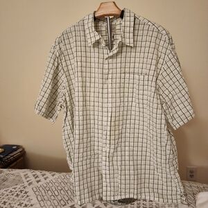 L.L Bean Short Sleeve Shirt Checked